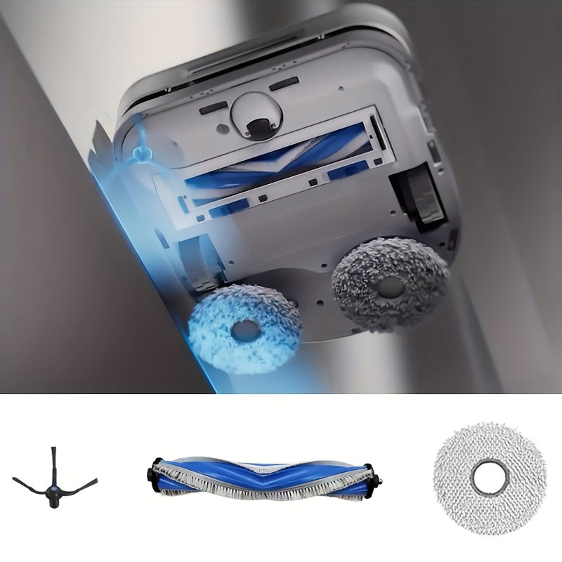 Replacement Parts Kit for Robot Vacuum Includes Main Brush HEPA Filters Mop Cloths Side Brushes