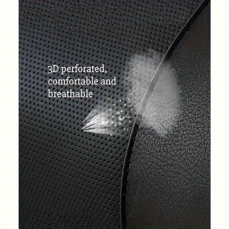 PU charm bilan yasalgan xotira ko'pik avtomobil bosh qo‘llab-quvvatlash va belni qo‘llab-quvvatlash to‘plami, qulay va ergonomik haydovchi o‘tirishi uchun.