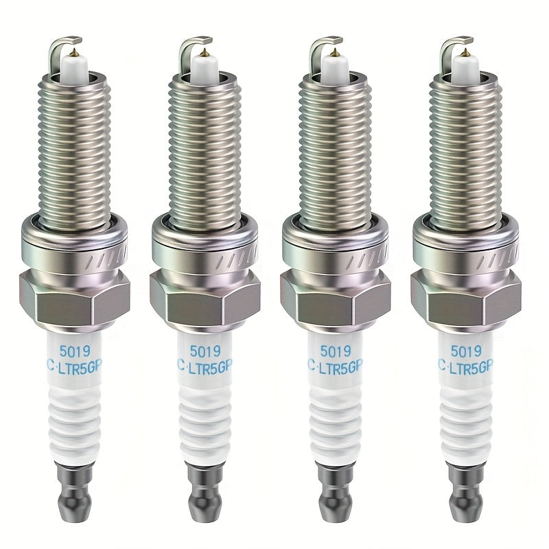 4 Pcs Iridium Spark Plugs Compatible with Multiple Vehicles