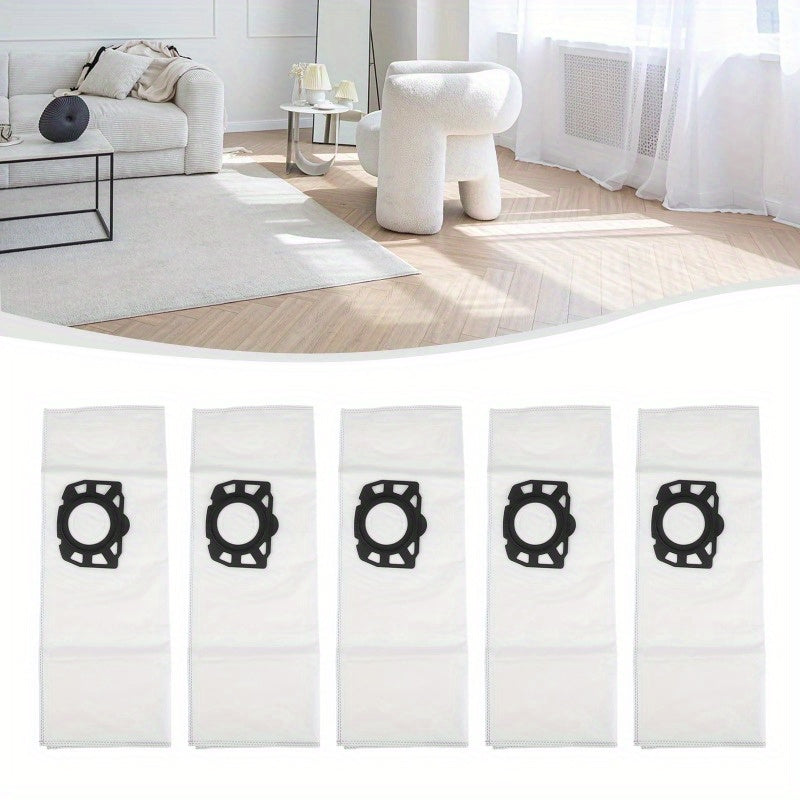 Replacement Dust Bags for Robot Vacuum Cleaner 5-Pack with Floor Attachment Kit