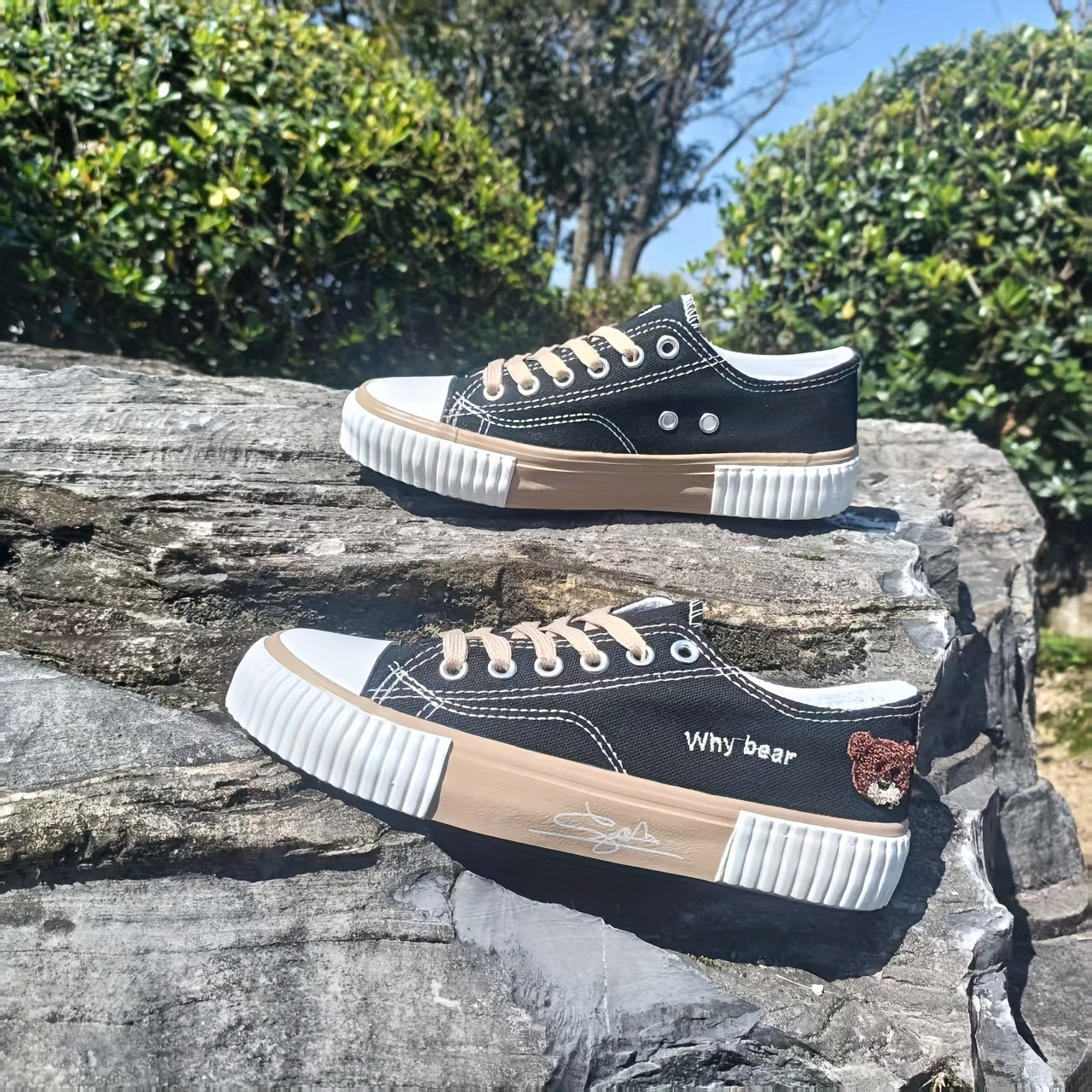 Women's Casual Vintage Fabric Flat Shoes With Cartoon Pattern