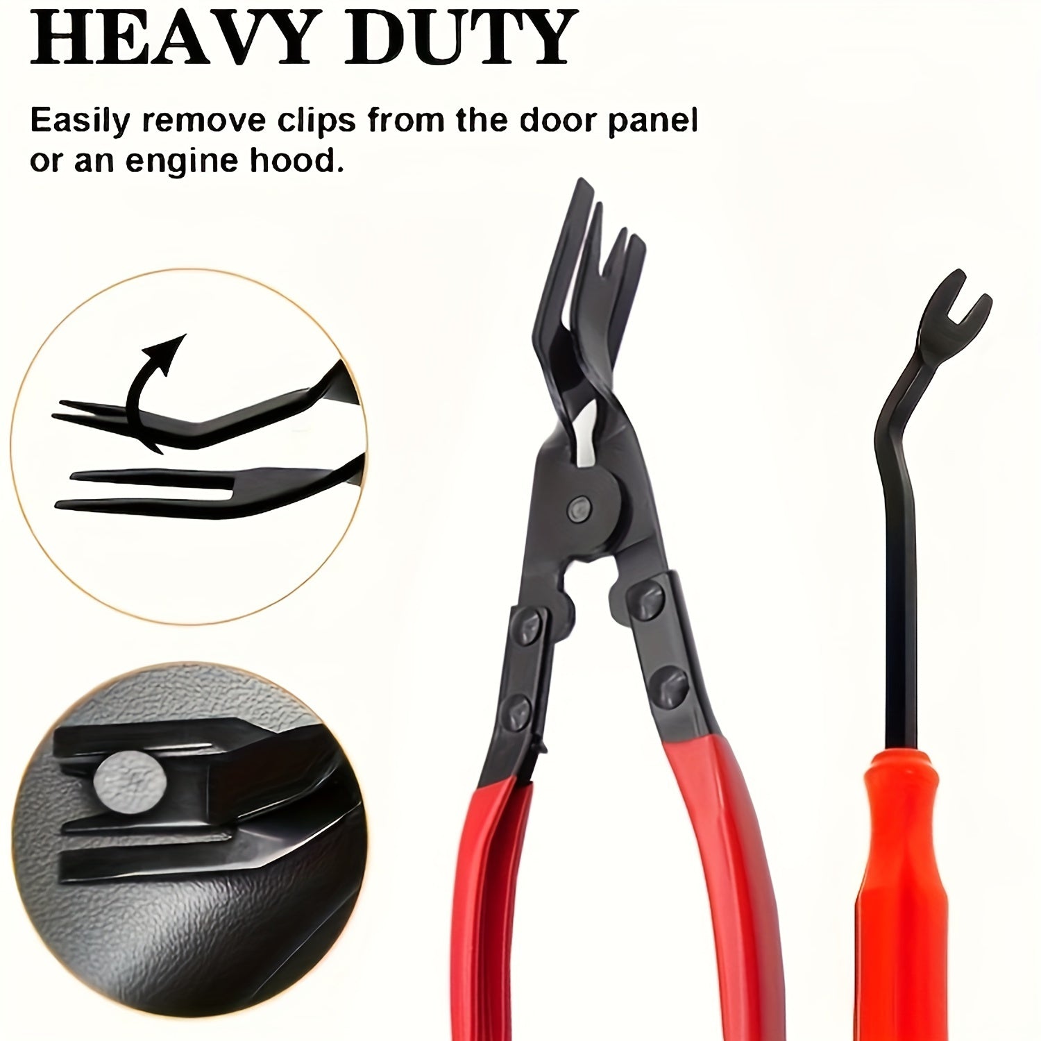 Car Fastener Removal Tool Trim Dash Rivet Clip Installer Panel Screwdriver