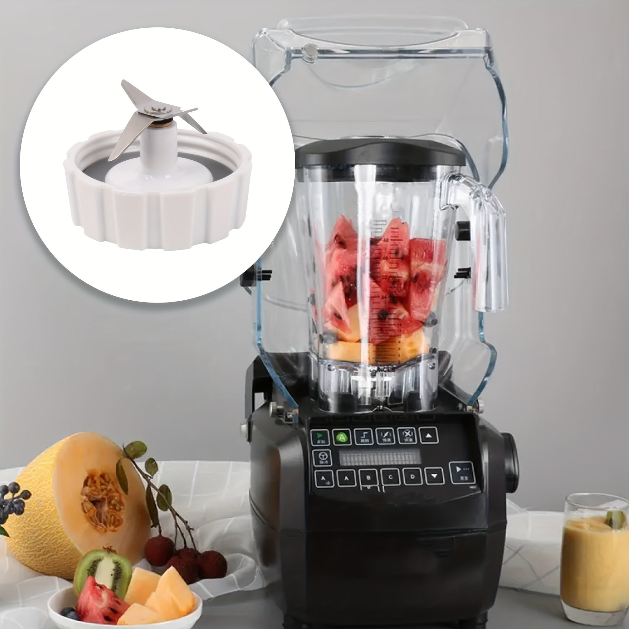 White Mixer Blade Replacement Kit with 3 Pieces