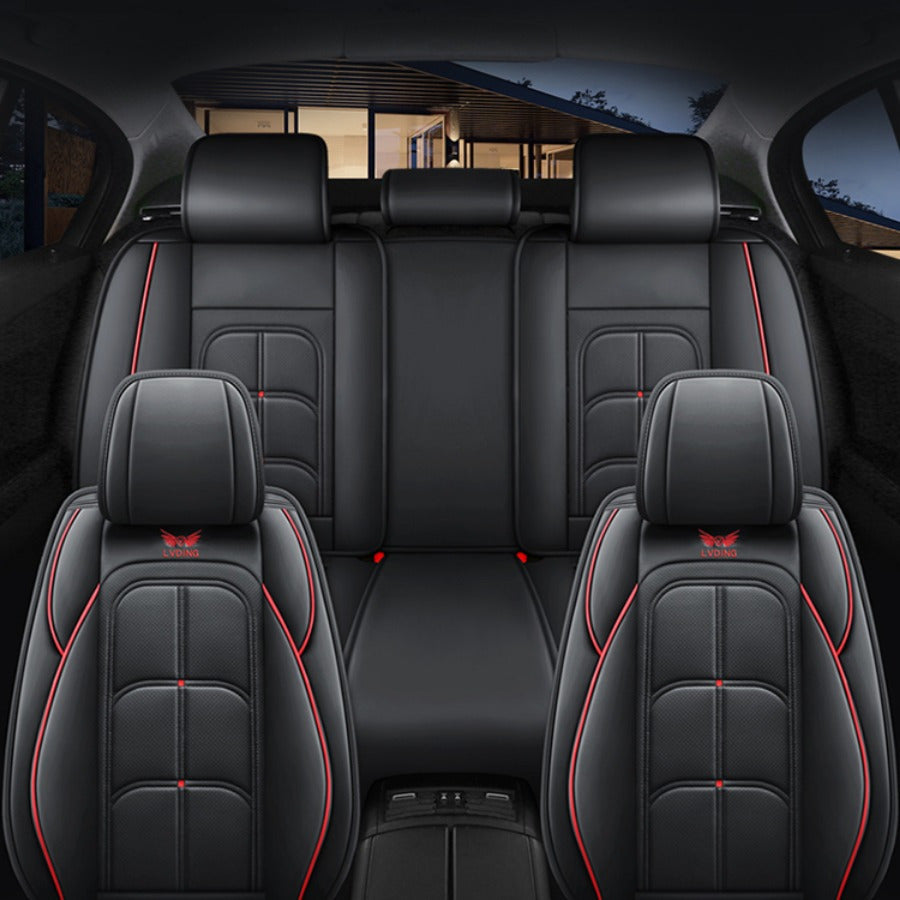 Universal Car Seat Cover Full Coverage Anti-Wear Dirt-Proof for Five-Seater