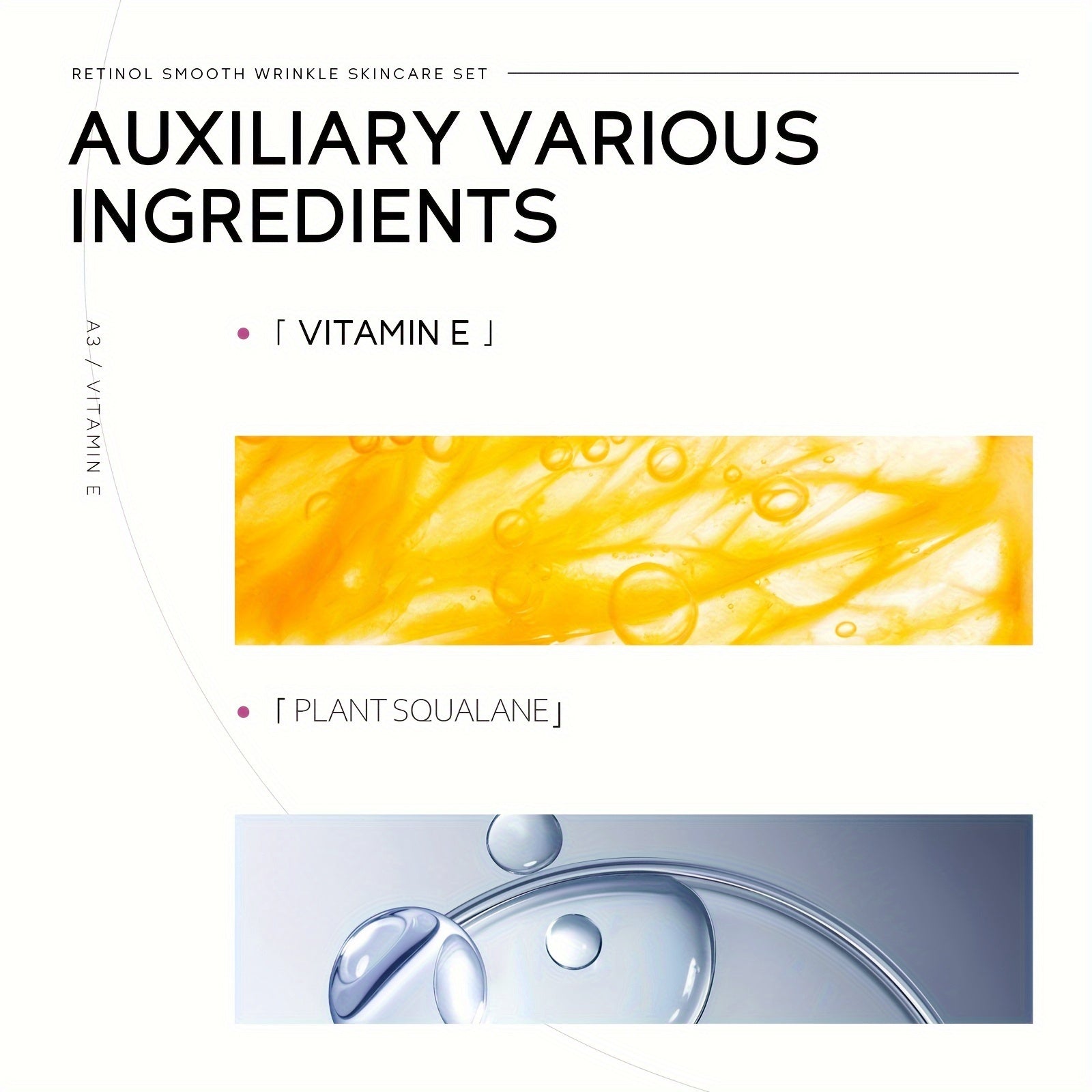 Set de cuidado de la piel unisex con retinol, niacinamida y ácido hialurónico para todo tipo de piel