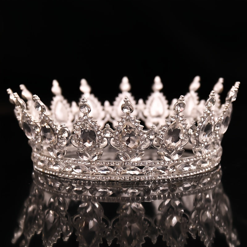 Bridal Tiaras and Crowns with Sparkling Rhinestones for Weddings and Proms