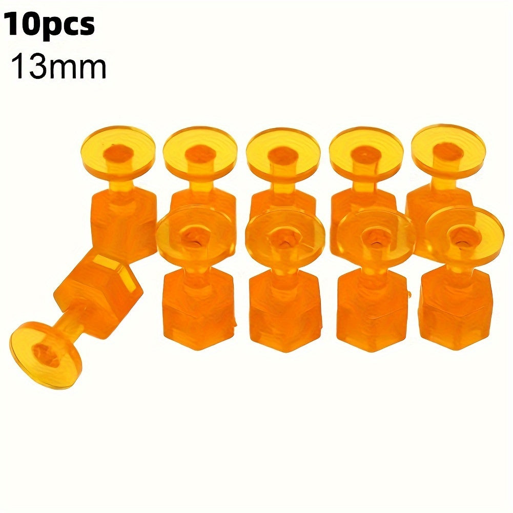 10 Pcs Auto PDR Glue Tabs Dent Removal Tools Orange Repair Kit