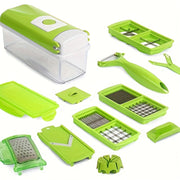 12pcs Kitchen Gadget Set with Vegetable Chopper Slicer Spiralizer Grater