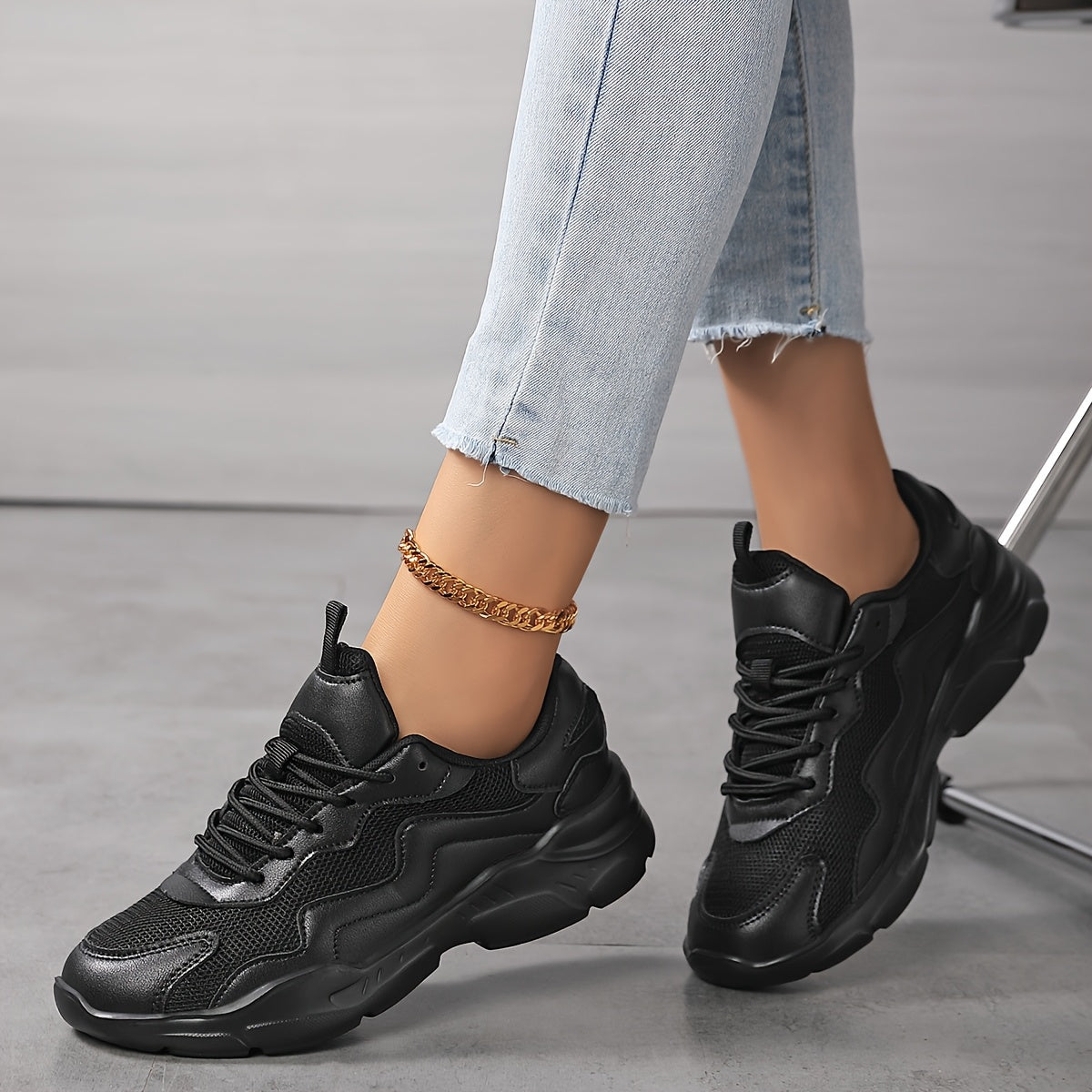 Женские дышащие сетчатые повседневные кроссовки низкий ход, прогулочные EU 36-42