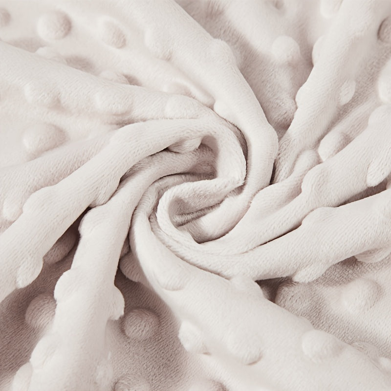 Мягкое плюшевое мinki одеяло с двойными слоями и точечным задником - идеальный подарок на душ