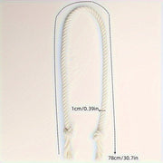 Set of 2 Curtain Tiebacks Rope for Indoor Outdoor Use in Living Room Bedroom Kitchen