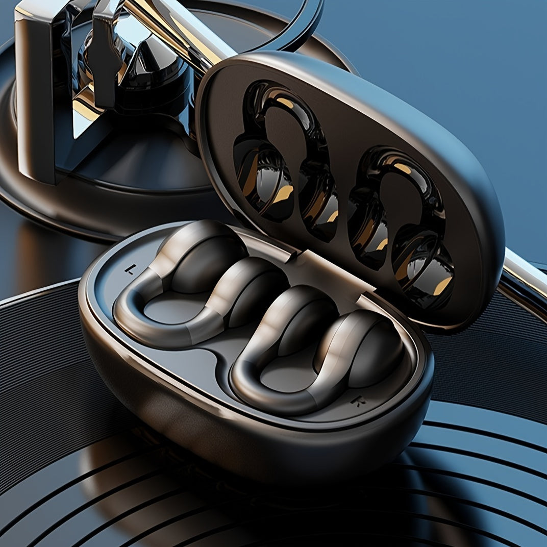 Wireless Earbuds TWS HIFI Dolby Bass Open-Back Stereo HD Call Touch Control Non-Waterproof for Gaming and Phone Use