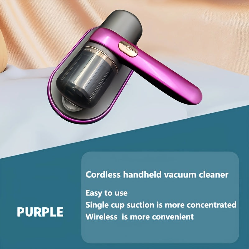 USB Rechargeable Mattress Vacuum Cleaner for Pillows Sofas Carpets and Pet Hair Removal