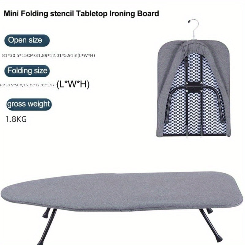 Folding Ironing Board with Telescopic Design, Space-Saving, Durable for Home Use