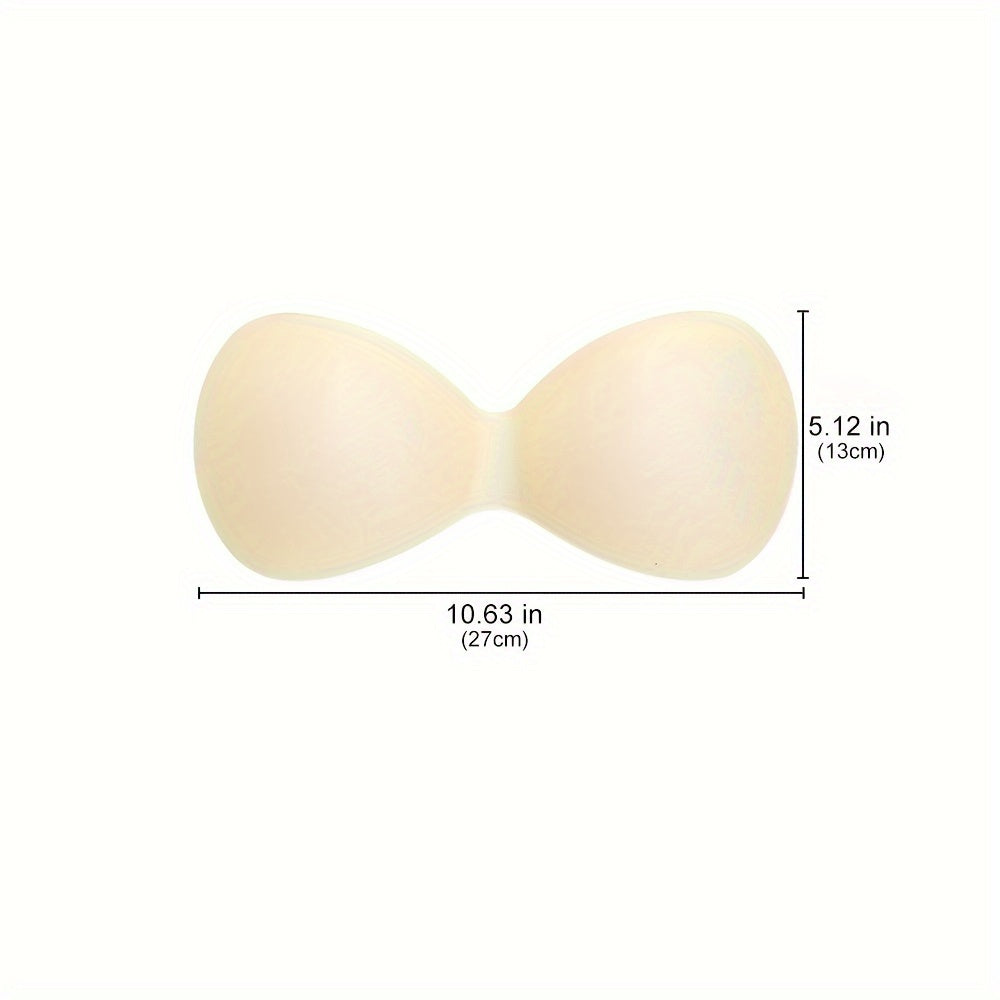 Set of 3 Women's Cotton Breathable One-Piece Bra Pads for Underwear