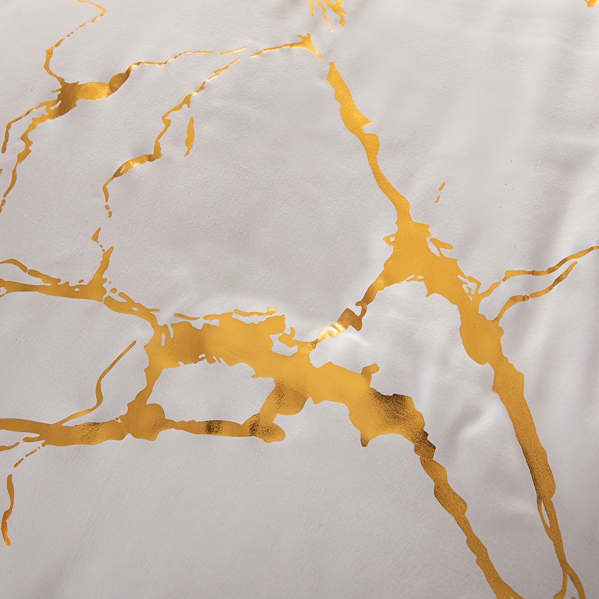 Elegant Marble Pattern Bedding Set in Pink Gray Green Blue Purple Washable Ultra-fine Fiber Duvet Cover 2-3 Piece