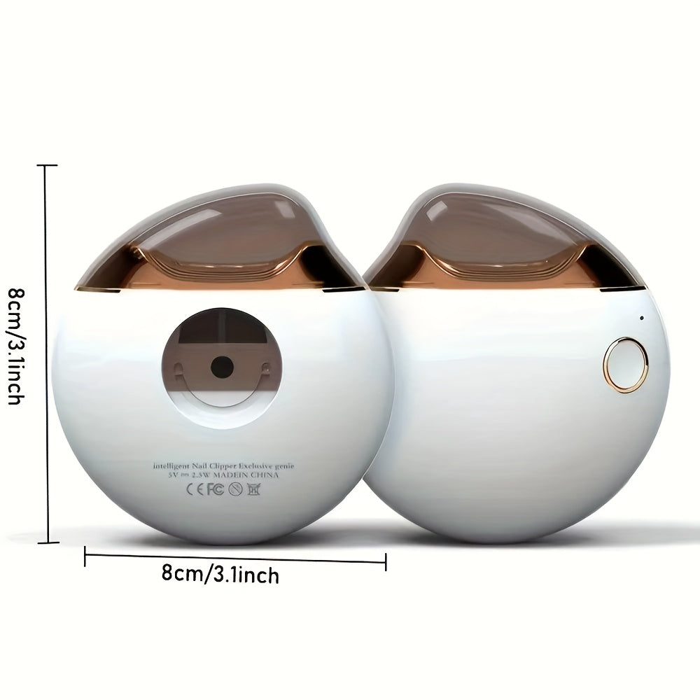 Электрические ножницы для ногтей USB с перезаряжаемой батареей из литий-полимерной батареи 500 мАч для маникюра и полировки ногтей
