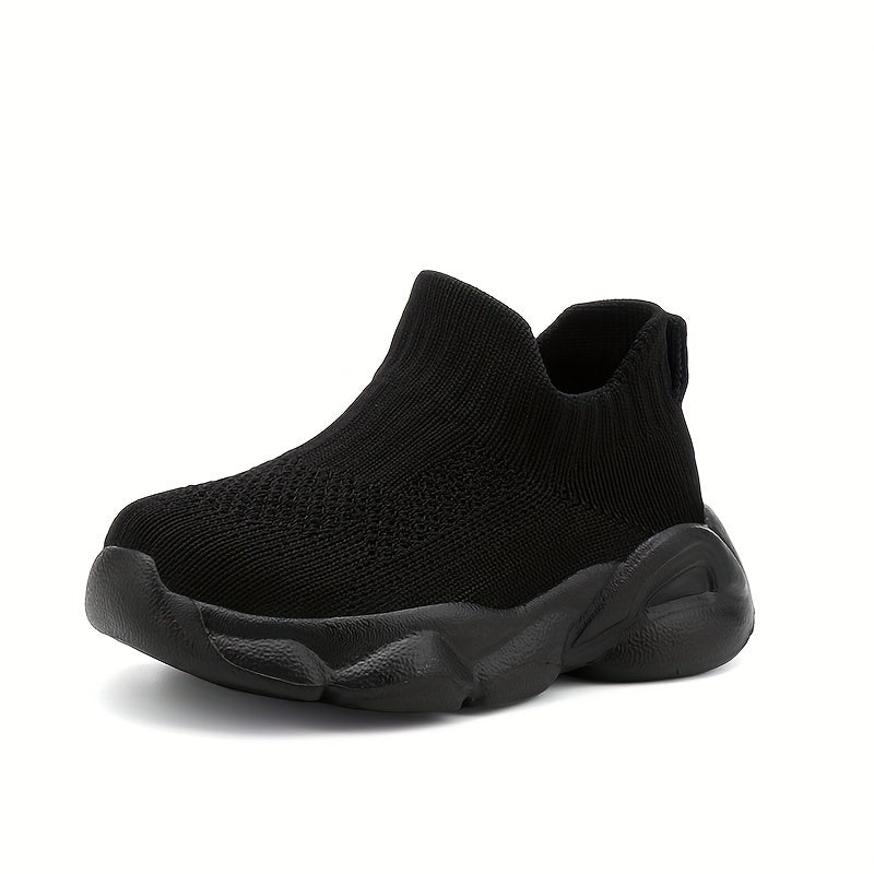 Infants Toddlers Slip-On Sneakers with Anti-Slip EVA Sole Fabric Upper All-Season