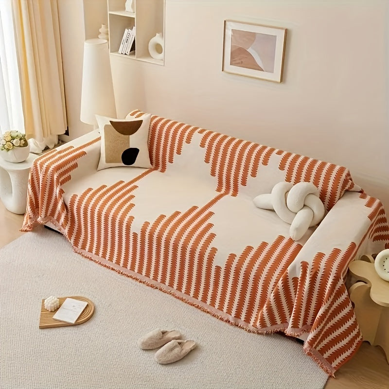 Chenille Sofa Slipcover All Seasons Modern Simple Furniture Protection Home Decor