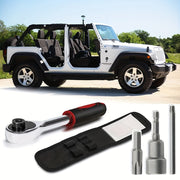 Универсальный набор инструментов для снятия жесткой крыши и дверей Torx, красный для Jeep JL JK Sahara 2007–2021