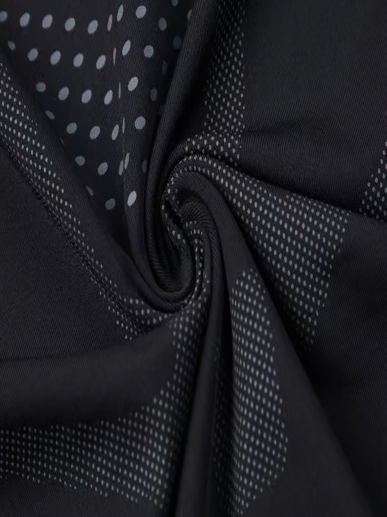 Men's Geometric Print Compression Tank Top Moisture-Wicking Quick Dry Skinny Fit Sports Vest