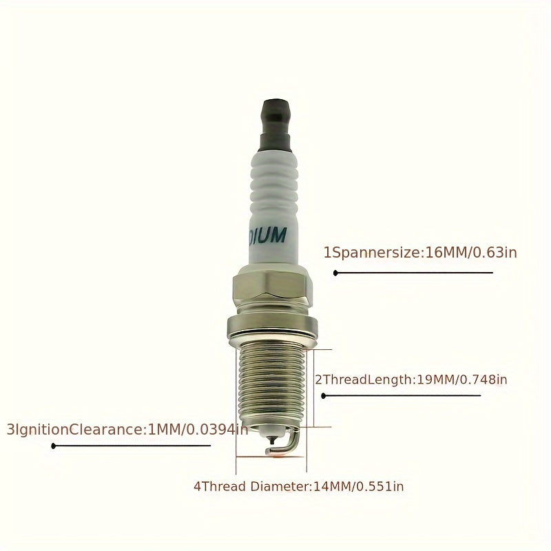4-Pack Iridium Spark Plugs High Performance Ignition 5303 for Japanese Cars