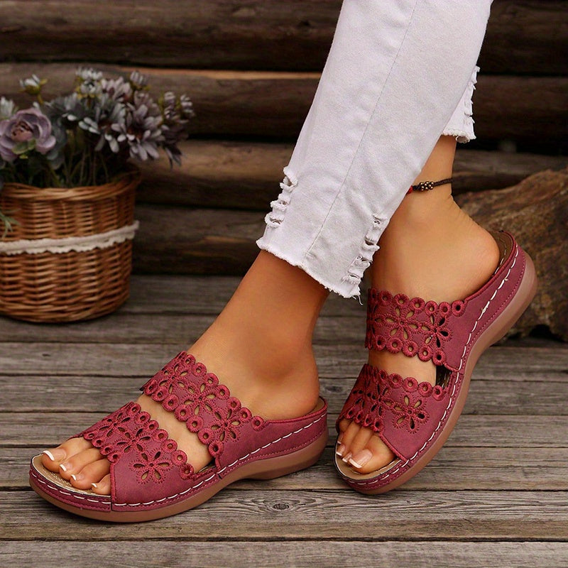 Ayollar uchun plyaj shippaklari, dam olish va sayohat uchun qulay, oddiy va tekis poyabzal