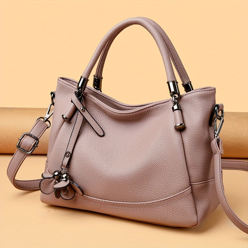 Стильная стеганая сумка для женщин с регулируемым ремнем, застежкой на молнии, полиэстеровой подкладкой, отделкой краев и дизайном на одно плечо.