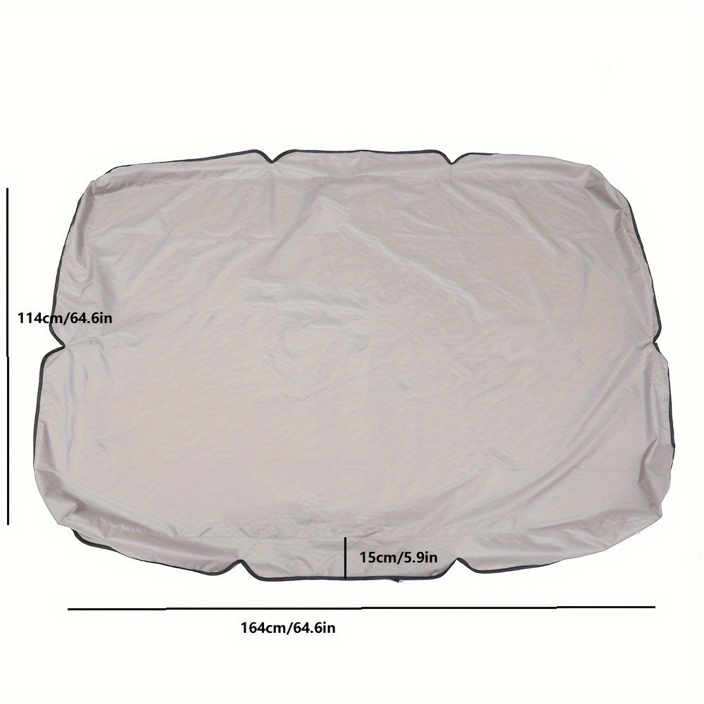 Waterproof Sun-Resistant Patio Swing Canopy Cover 190T Polyester Taffeta