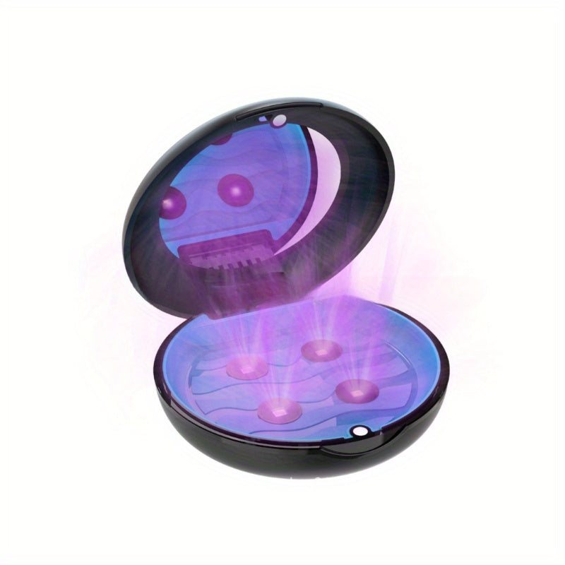 LED UV Retainer Cleaning Case with UVC Technology and Rechargeable Battery