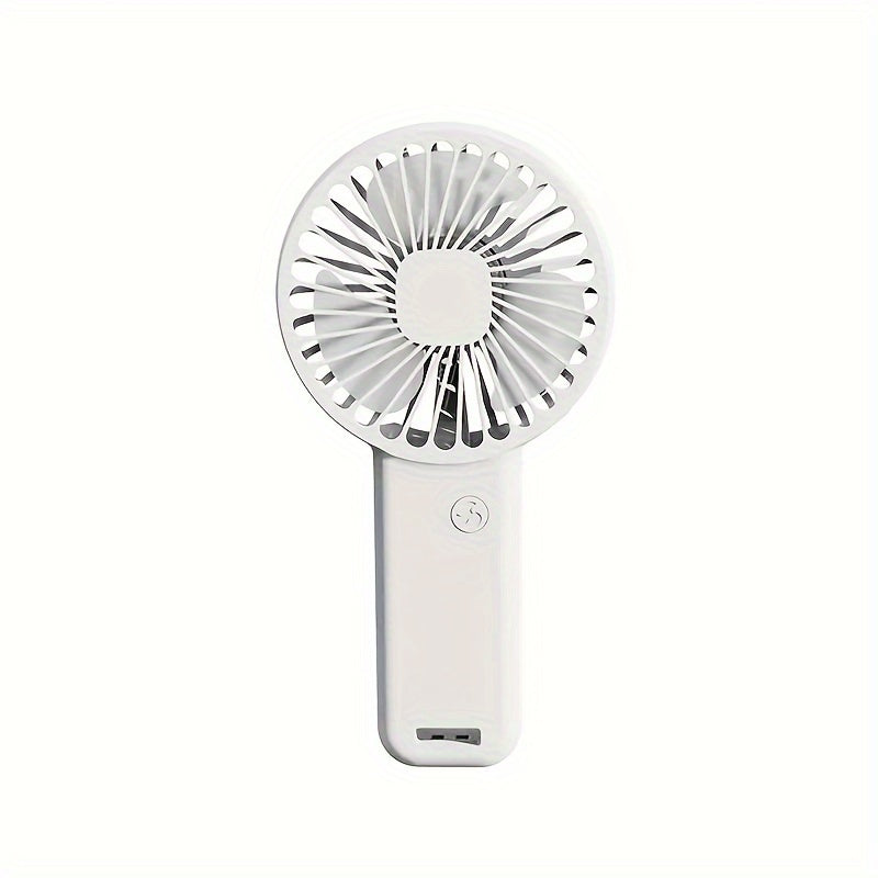 Set of 3 Rechargeable Mini Handheld Fans for Travel and Outdoor Cooling
