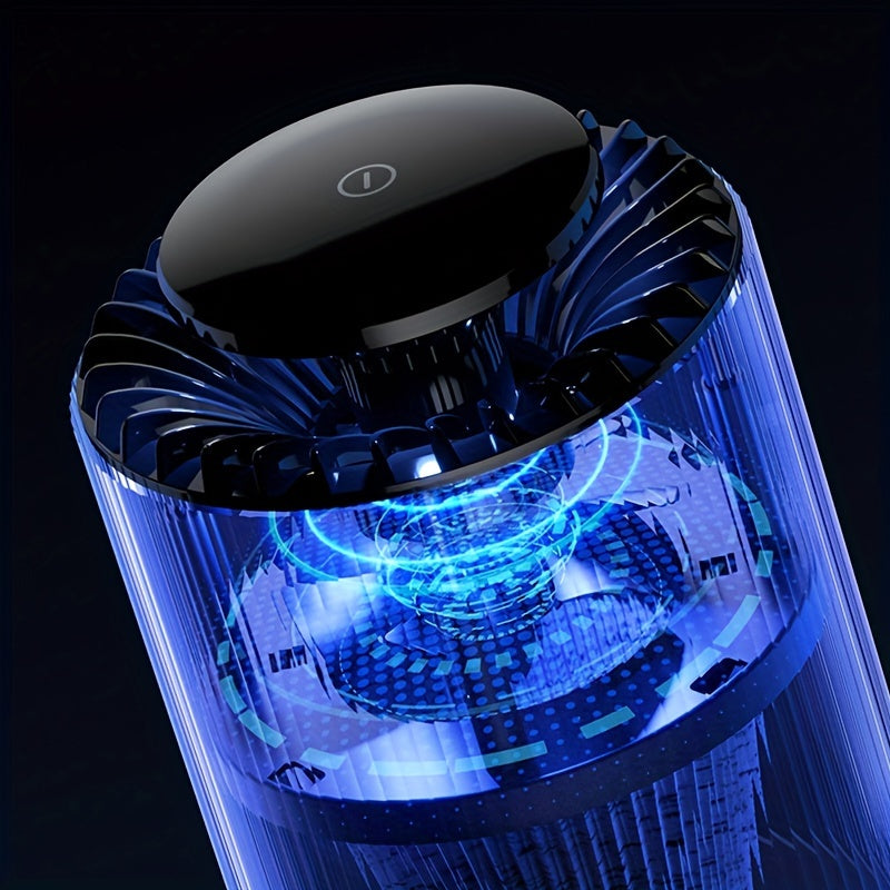 USB-Powered Air Purifier for Home Office Living Spaces Odor Elimination