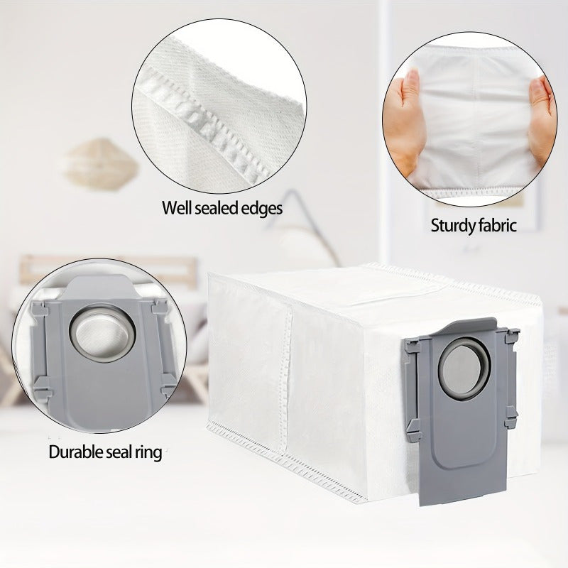 Replacement Vacuum Cleaner Parts Kit With Side Brushes Wet Mops Dust Bags Compatible with Q Revo P10