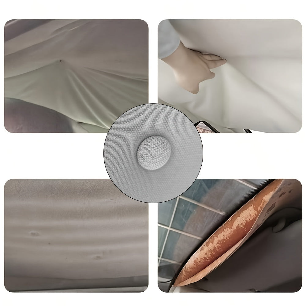 20 dona Kulrang Velur Avtomobil Tomi Ta'mirlash Kliplari Qoplamali Ichki Qurilmalar