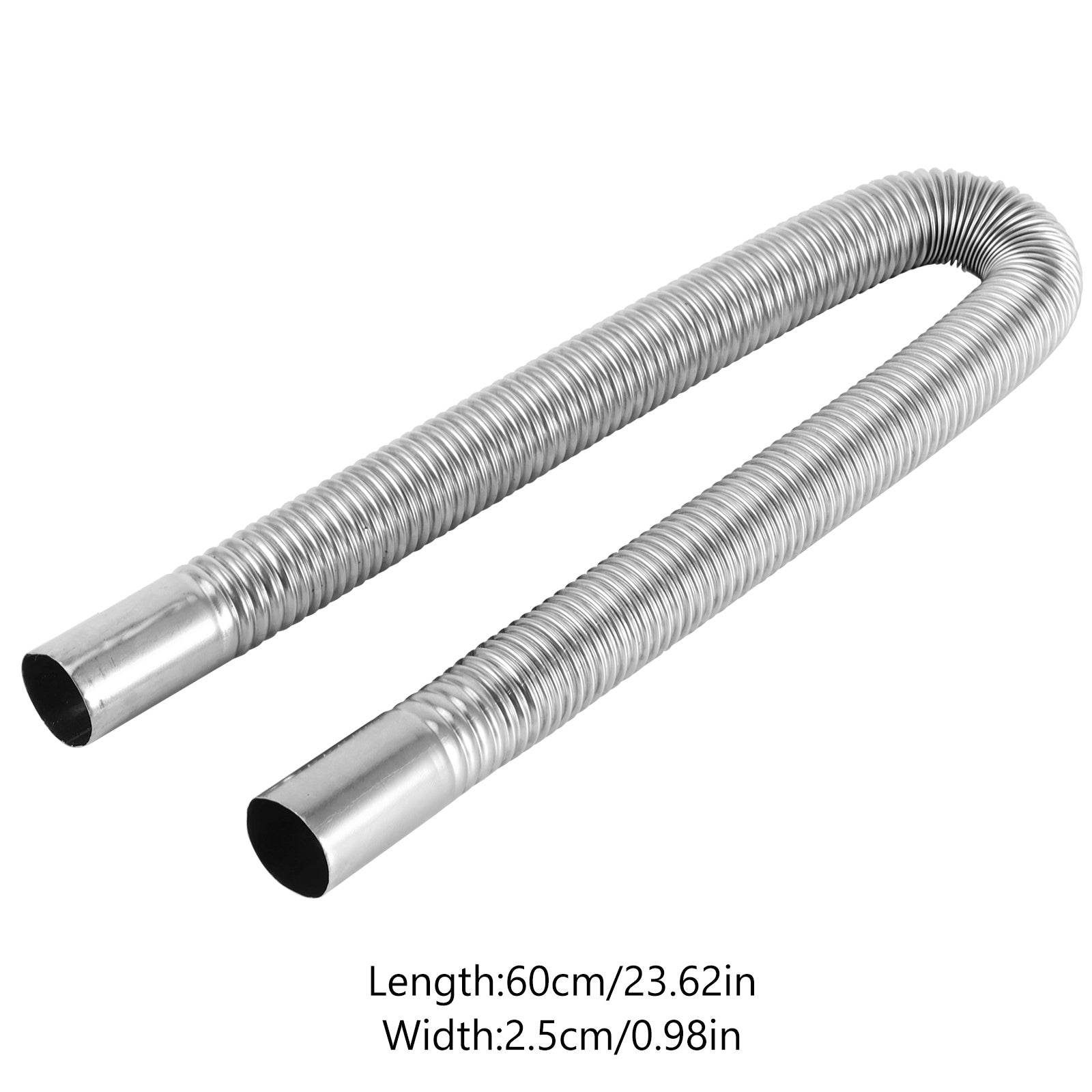 Stainless Steel Diesel Heater Exhaust Pipe Flexible Tail Exhaust Hose with Clamps