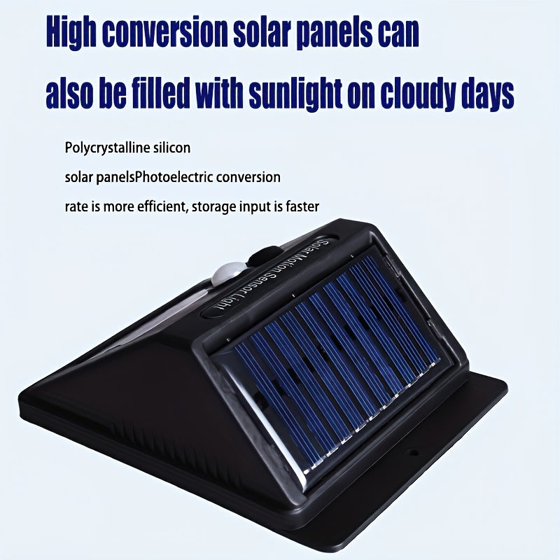 Outdoor Solar Motion Sensor Light 120° Wide Angle for Garden Driveway Patio