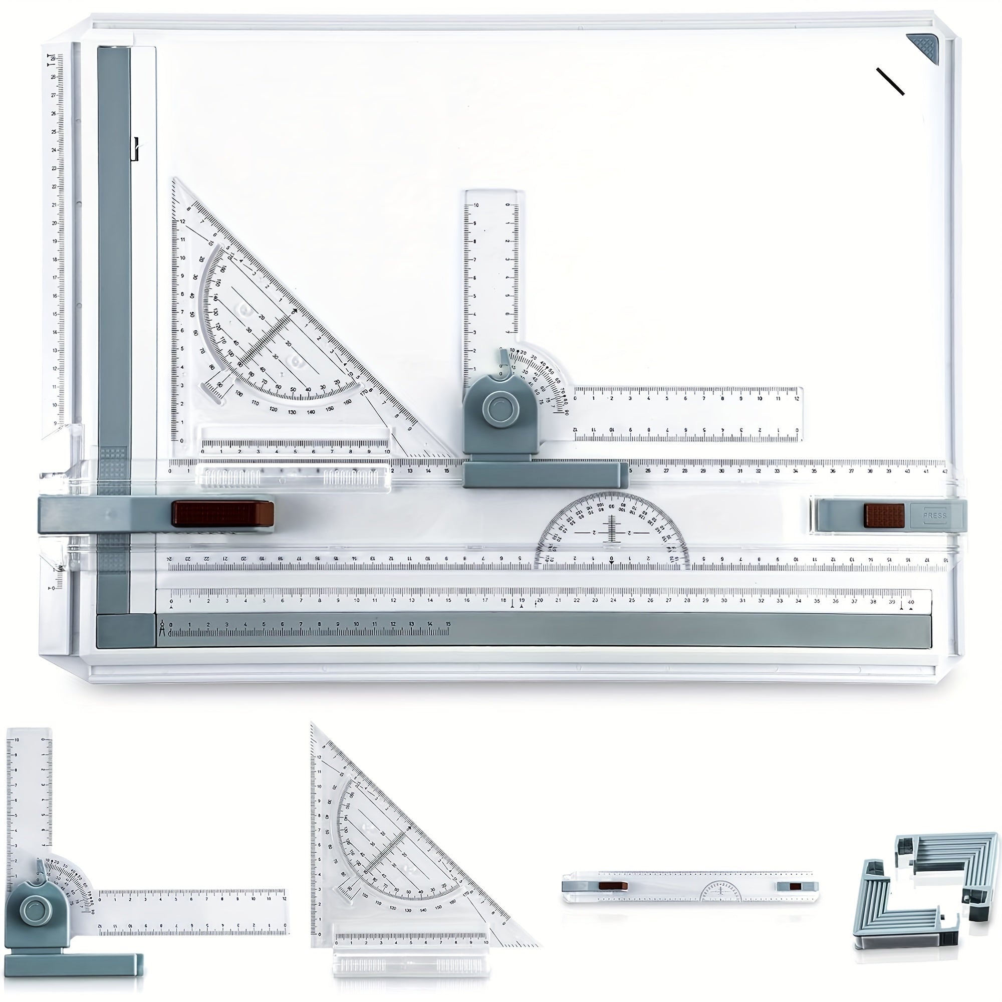 A3 Drawing Board Portable Precision Design and Measurement Tool for Home Office