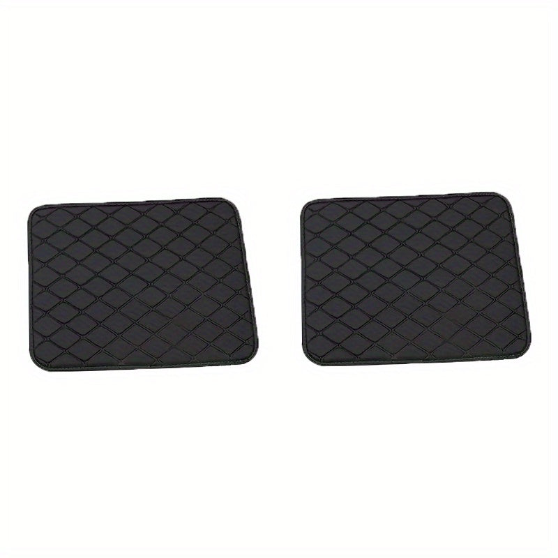 Car Floor Mats Waterproof Full Set Leather Interior Front Rear Automotive Accessories