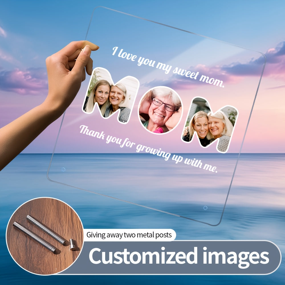 Customized Acrylic Photo Frame for Pets Family and Loved Ones Gift