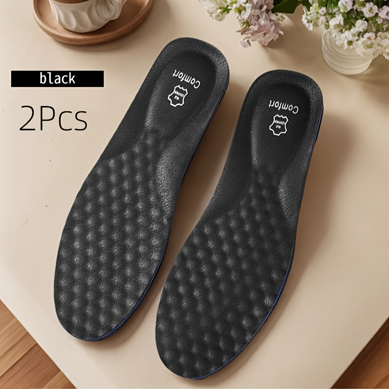 Unisex Cowhide Insole Thick Double Layer Cushion for Shoes