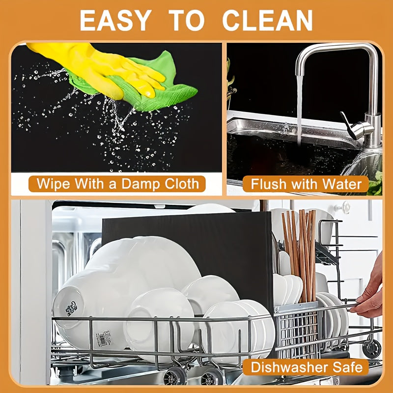 2 dona Qaytariladigan yopishmaydigan pechka tagligi mato, shisha tolasi, oson tozalash uchun BBQ grill uchun