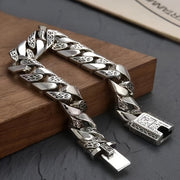 [Ommabop Sevimli] Juftlar uchun yangi qo'lga kiritilgan retro bilaguzuklar to'plami, erkaklar uchun qalin va g'alati rattan naqshi - Premium sifat