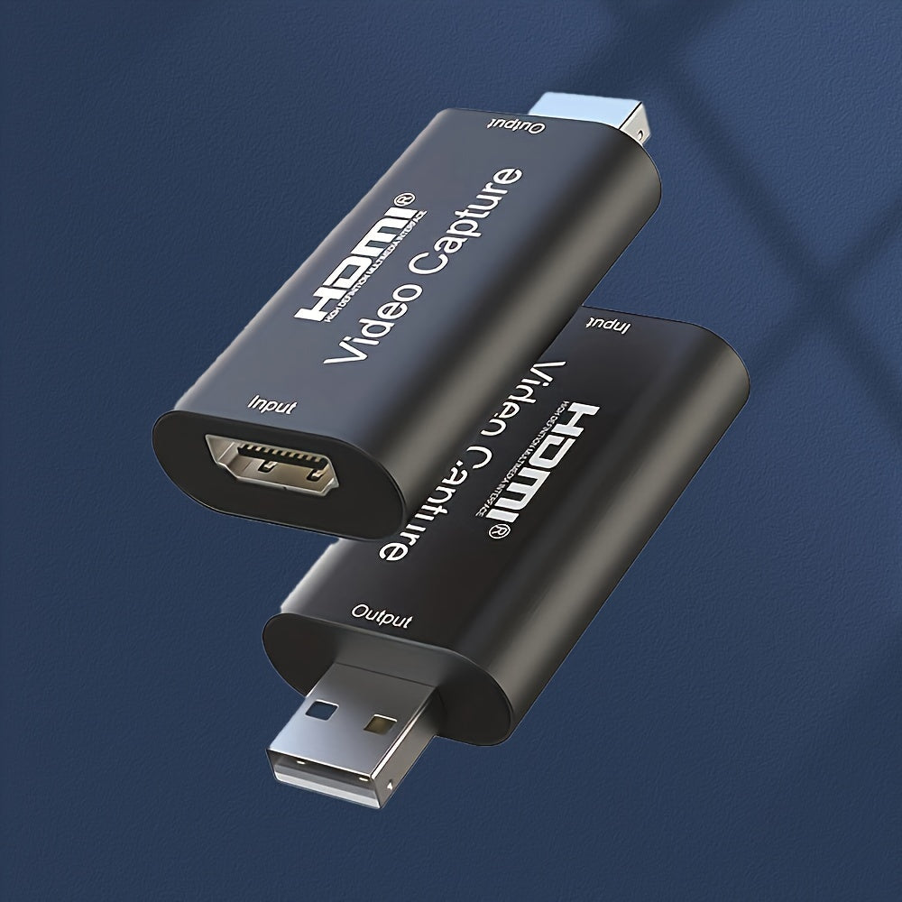 1080p USB Video Capture Card for HDTV Streaming and Recording