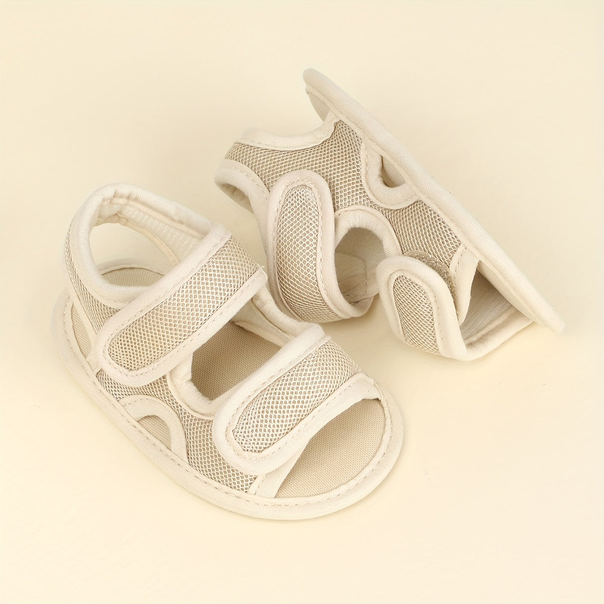 Infant Summer Sandals Open Toe Anti-Slip PU Sole Casual Toddler Shoes