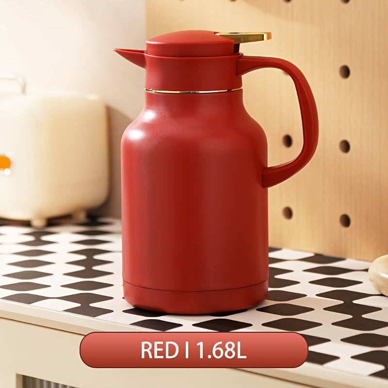 Термос для кофе с изоляцией на 59 унций из нержавеющей стали с двойными стенками для чая и воды