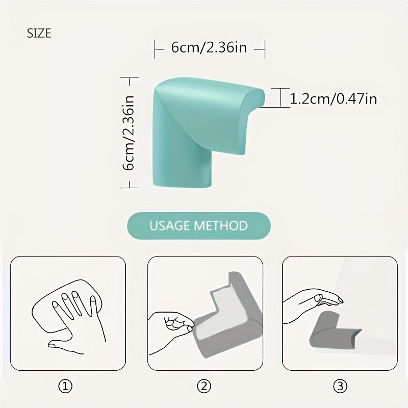 Bolalar xavfsizligi burchak qoʻriqlovchilari, uy roʻzgʻor stollari uchun qalinlashtirilgan toʻqnashuvga qarshi himoya qiluvchilar