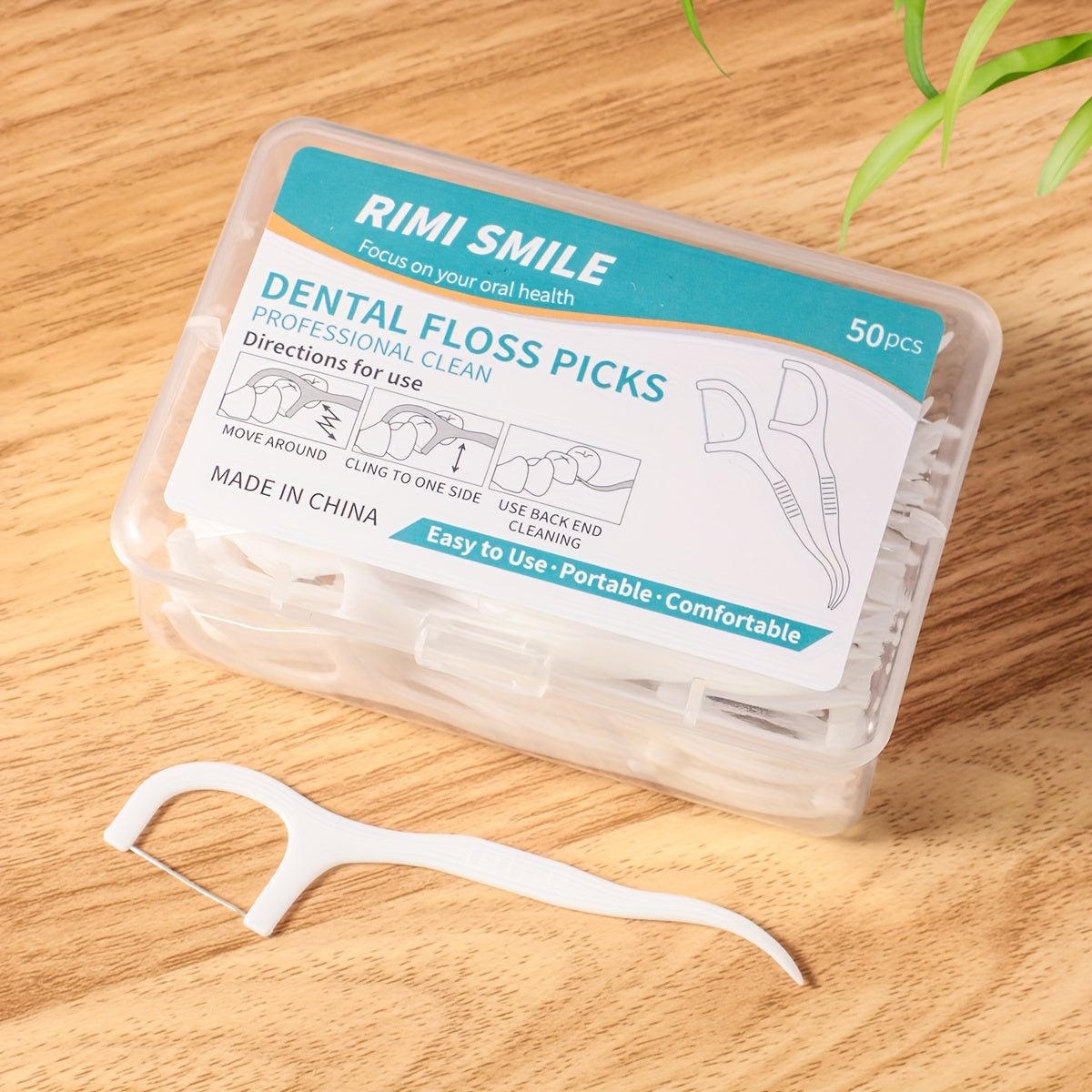 Dental Floss Sticks Interdental Cleaning 50/150/300 Pcs Portable Deep Cleaning