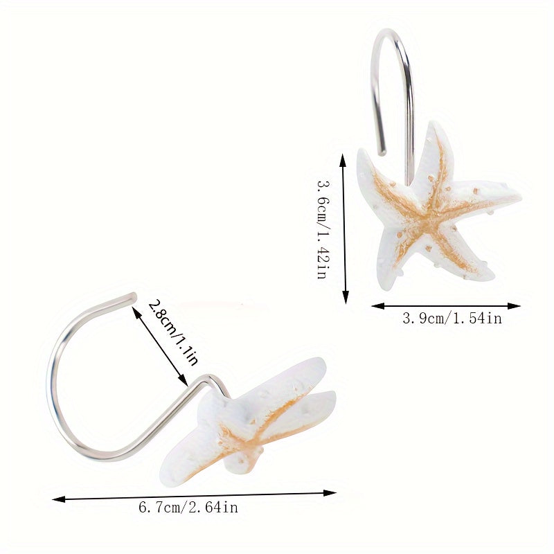 12 dona plyaj shell hammom uchun qulf va bezak uchun qulf