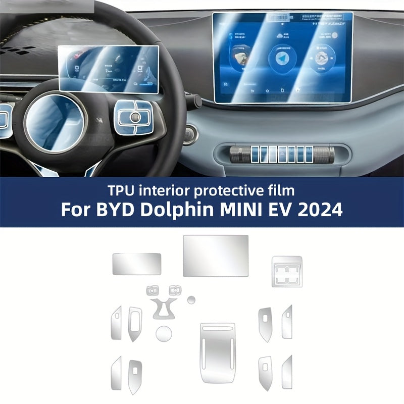 Car Interior Protective Film TPU Anti-Scratch PPF for Mini EV 2024