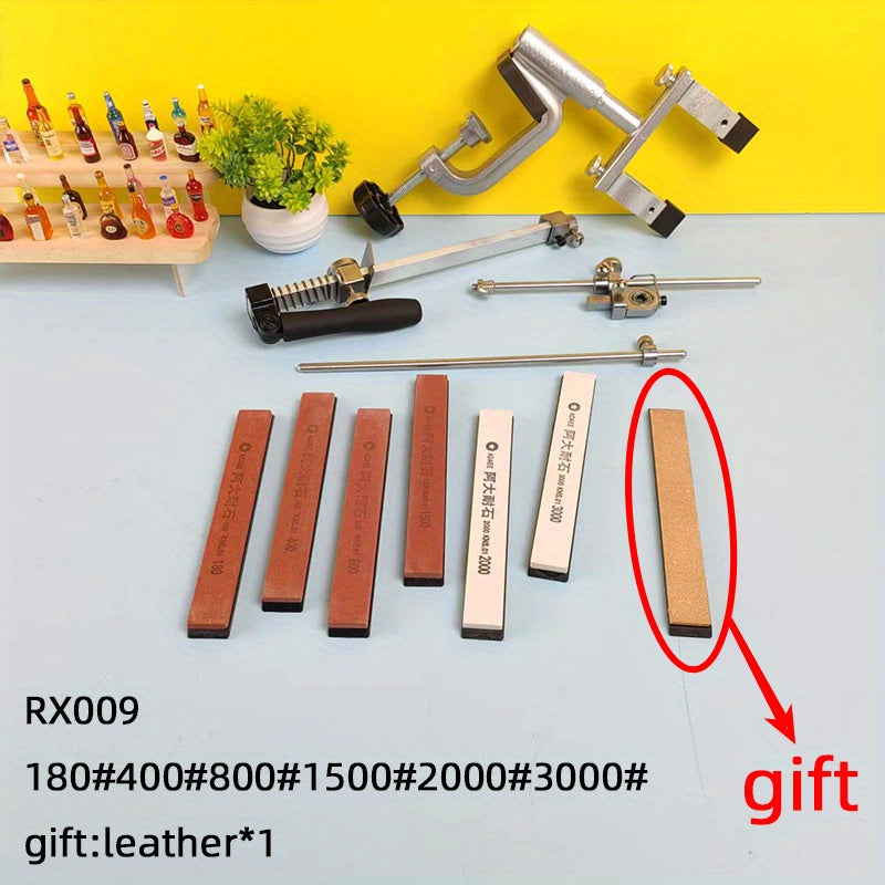 360-daraja aylanadigan va doimiy burchakda maydalash tizimiga ega oshxona asboblari uchun takomillashtirilgan silliqlash mashinasi.